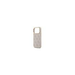 Guess PU Leather 4G Gold Frame MagSafe Case for iPhone 17 Pro / Pink