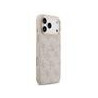 Guess PU Leather 4G Gold Frame MagSafe Case for iPhone 17 Pro Max / Pink