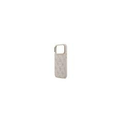 Guess PU Leather 4G Gold Frame MagSafe Case for iPhone 17 Pro Max / Pink