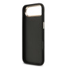 Guess PU Leather 4G Metal Logo Gold Frame Case for iPhone Air / Black