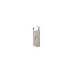 Guess PU Leather 4G Metal Logo Gold Frame Case for iPhone Air / Pink
