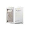 Guess PU Leather 4G Metal Logo Gold Frame Case for iPhone Air / Pink