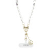 Guess Crossbody Strap Pear and 4G Charm / White