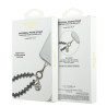 Guess Universal Wrist Strap Crystals 4G Charm / Black