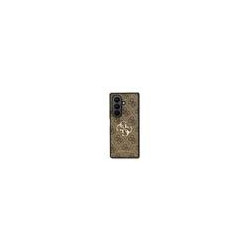 Guess PU 4G Metal Logo Case for Samsung Galaxy Z Fold 7 / Brown