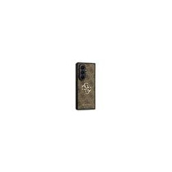 Guess PU 4G Metal Logo Case for Samsung Galaxy Z Fold 7 / Brown