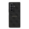 Guess PU Leather 4G Colored Ring Magnetic Case for Samsung Galaxy Z Fold 7 / Black