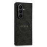 Guess PU Leather 4G Colored Ring Magnetic Case for Samsung Galaxy Z Fold 7 / Black