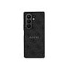 Guess PU Leather 4G Colored Ring Magnetic Case for Samsung Galaxy Z Fold 7 / Black