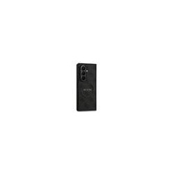 Guess PU Leather 4G Colored Ring Magnetic Case for Samsung Galaxy Z Fold 7 / Black