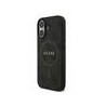 Guess PU Leather 4G Colored Ring MagSafe Case for iPhone 17 / Black