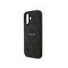 Guess PU Leather 4G Colored Ring MagSafe Case for iPhone 17 / Black