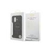 Guess PU Leather 4G Colored Ring MagSafe Case for iPhone 17 / Black