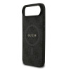 Guess PU Leather 4G Colored Ring MagSafe Case for iPhone Air / Black