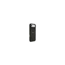 Guess PU Leather 4G Colored Ring MagSafe Case for iPhone Air / Black