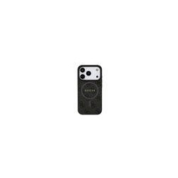 Guess PU Leather 4G Colored Ring MagSafe Case for iPhone 17 Pro / Black