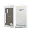 Guess PU Leather 4G Colored Ring MagSafe Case for iPhone 17 / Brown