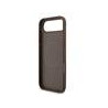 Guess PU Leather 4G Colored Ring MagSafe Case for iPhone Air / Brown
