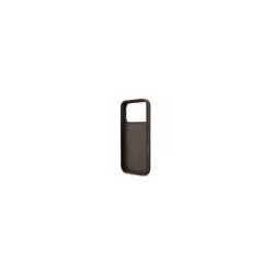 Guess PU Leather 4G Colored Ring MagSafe Case for iPhone 17 Pro / Brown
