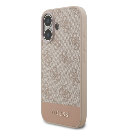 Guess PU 4G Stripe Case for iPhone 17 / Pink