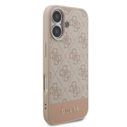 Guess PU 4G Stripe Case for iPhone 17 / Pink