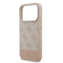 Guess PU 4G Stripe Case for iPhone 17 Pro / Pink