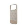 Guess PU 4G Stripe Case for iPhone 17 Pro Max / Pink