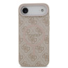 Guess PU Leather 4G Colored Ring MagSafe Case for iPhone Air / Pink