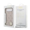Guess PU Leather 4G Colored Ring MagSafe Case for iPhone Air / Pink