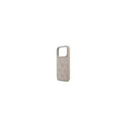 Guess PU Leather 4G Colored Ring MagSafe Case for iPhone 17 Pro / Pink