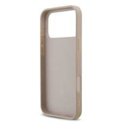 Guess PU Leather 4G Colored Ring MagSafe Case for iPhone 17 Pro Max / Pink