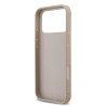 Guess PU Leather 4G Colored Ring MagSafe Case for iPhone 17 Pro Max / Pink