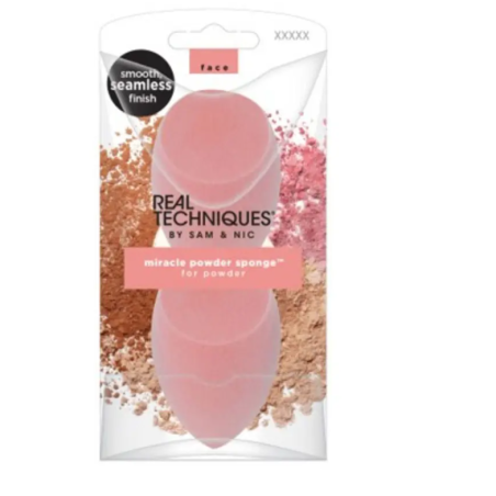 Real Techniques Miracle Complexion Powder Sponge 2pcs