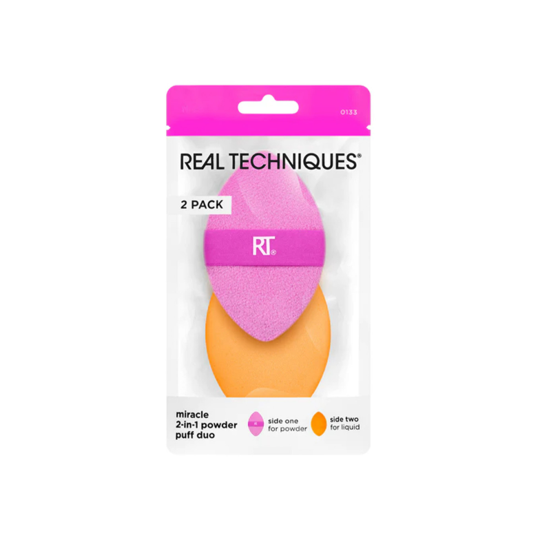 Real Techniques Miracle 2-in-1 Makeup Powder Puff Duo