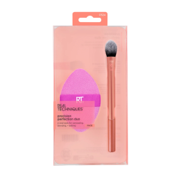 Real Techniques Precision Perfection Duo Makeup Tools Set (Brush + Sponge)