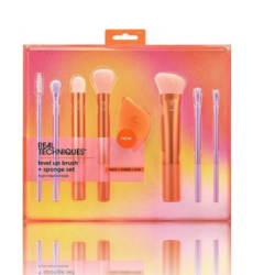 Real Techniques Level Up Brush + Sponge Kit Makeup Application Set