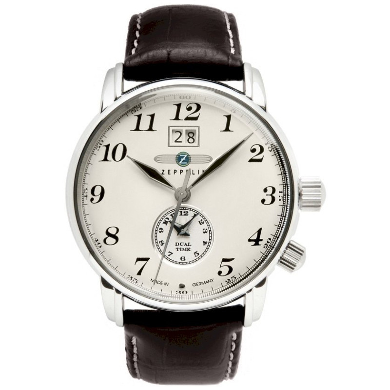 ZEPPELIN LZ127 Graf Zeppelin Dual Time Men’s Watch 7644-5