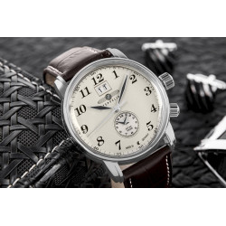 ZEPPELIN LZ127 Graf Zeppelin Dual Time Men’s Watch 7644-5