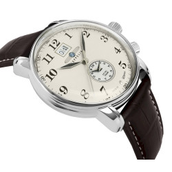 ZEPPELIN LZ127 Graf Zeppelin Dual Time Men’s Watch 7644-5