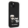 Karl Lagerfeld MagSafe Liquid Silicone Karl and Choupette Case for iPhone 14 Plus / Black