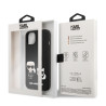 Karl Lagerfeld MagSafe Liquid Silicone Karl and Choupette Case for iPhone 14 Plus / Black