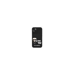 Karl Lagerfeld MagSafe Liquid Silicone Karl and Choupette Case for iPhone 14 Plus / Black
