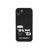 Karl Lagerfeld MagSafe Liquid Silicone Karl and Choupette Case for iPhone 14 Plus / Black