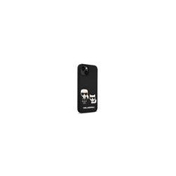 Karl Lagerfeld MagSafe Liquid Silicone Karl and Choupette Case for iPhone 14 Plus / Black