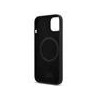 Karl Lagerfeld MagSafe Liquid Silicone Karl and Choupette Case for iPhone 14 Plus / Black