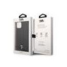 Karl Lagerfeld Quilted Puffy Ikonik Logo Case for iPhone 14 Plus / black