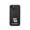 Karl Lagerfeld Liquid Silicone Choupette Case for iPhone 14 Plus / Black