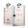 Karl Lagerfeld Choupette Logo Case for iPhone 14 Plus / pink