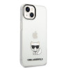 Karl Lagerfeld Choupette Logo Case for iPhone 14 Plus / Transparent