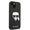 Karl Lagerfeld PU Saffiano Karl Head Case for iPhone 14 Plus / Black